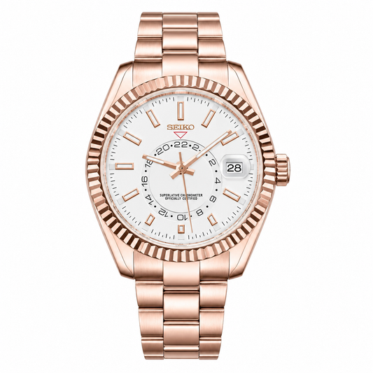 SEIKODWELLER ROSEGOLD OYSTER